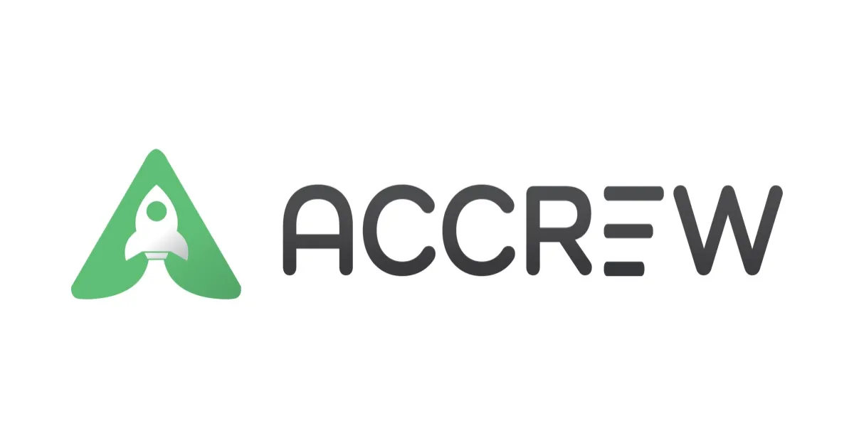 Accrew software interface