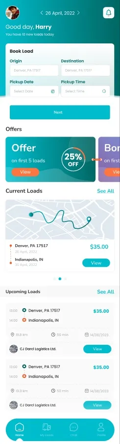 CargoPas software interface