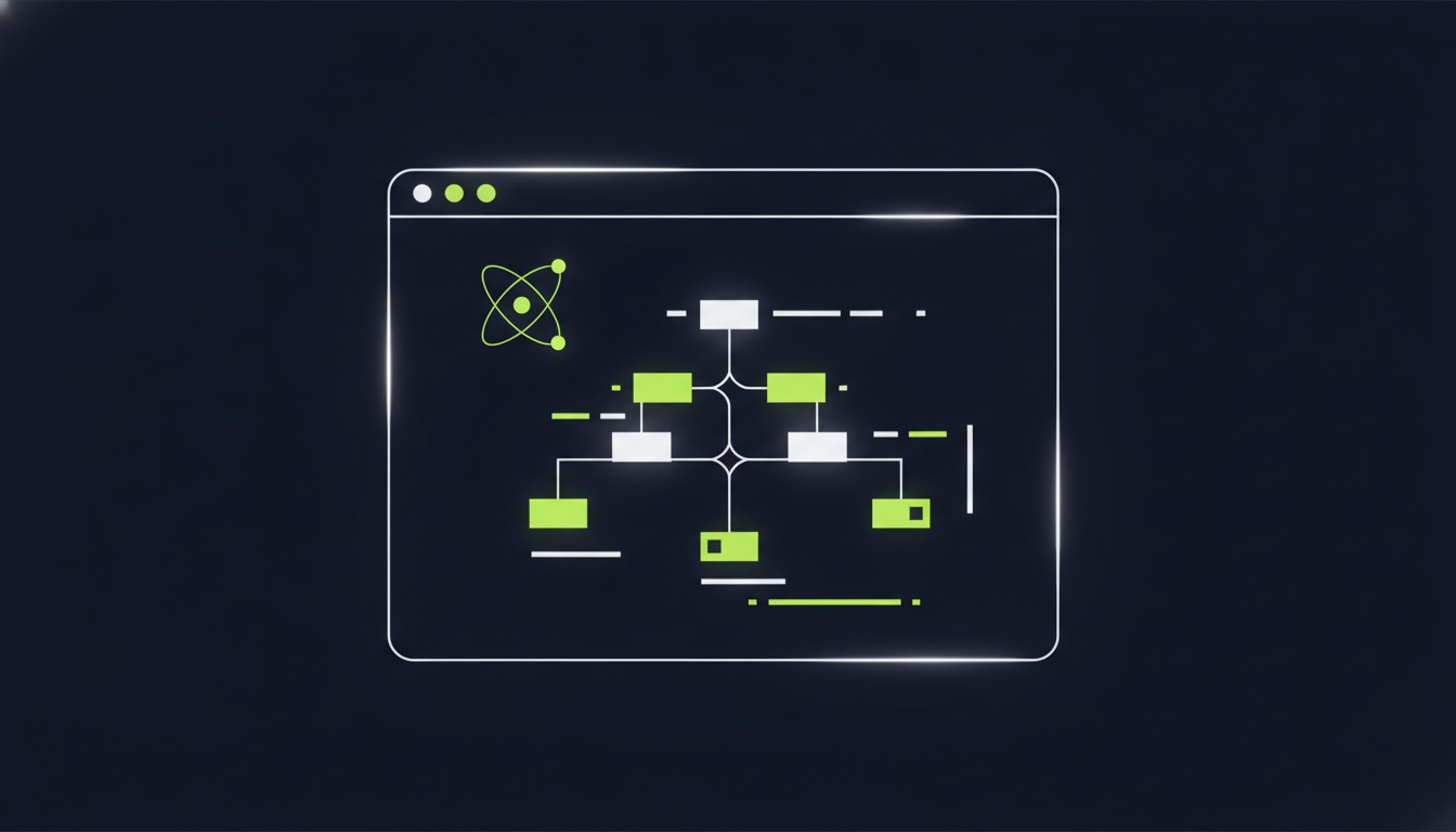 Placeholder abstract visual representing evaluating and hiring React developers