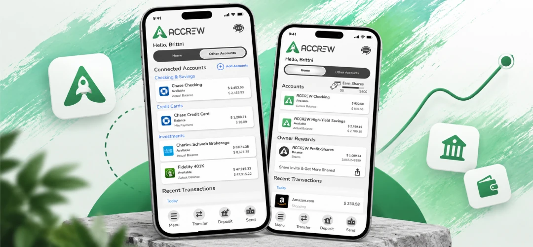Accrew — Member-Owned Banking App
