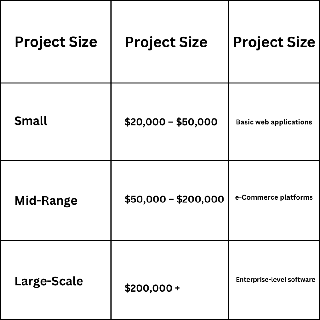 Average Custom Software Development Cost