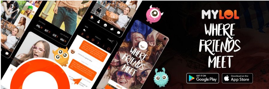 MyLOL dating app home screen for blog