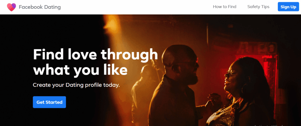 facebook dating home screen for blog
