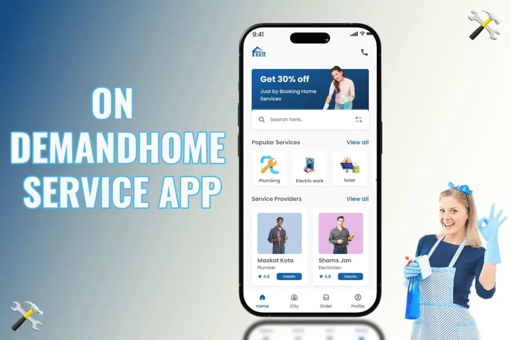 On-demand home service app 